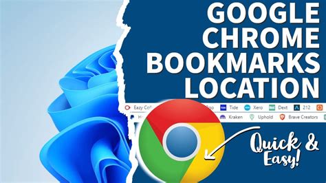 Bookmarks In Chrome Location