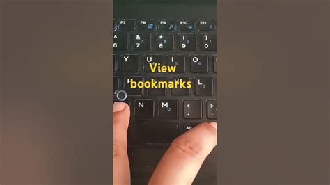 Bookmarks Keyboard Shortcut