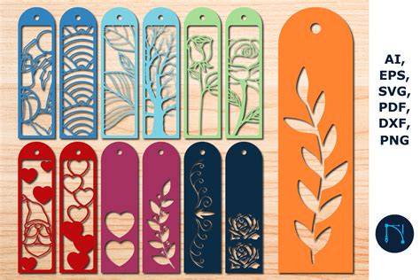 Download bookmarks-paper-cut-svg-mega-bundle SVG