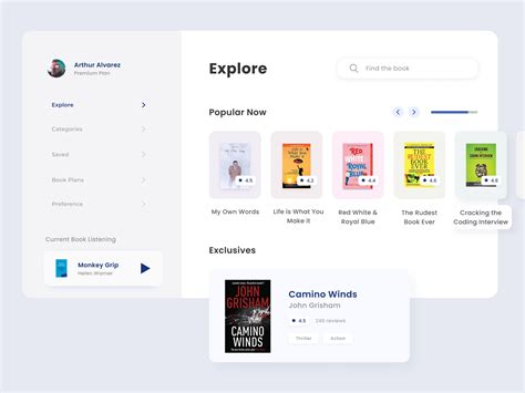 Books Store Ui Design