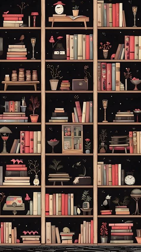 Bookshelf Background Phone