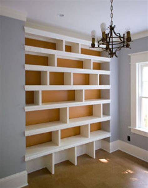Bookshelf Built Into Wall