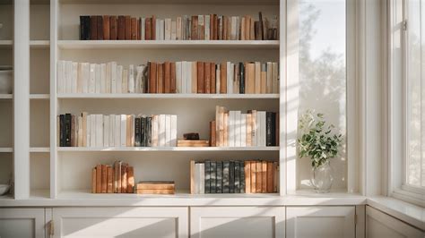 Bookshelf Window Wallpaper
