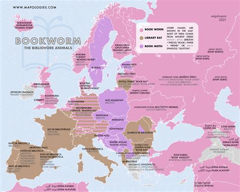 Bookworm In Different Languages