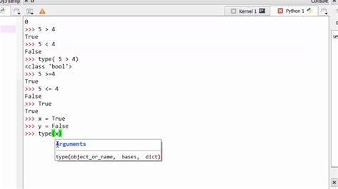 boolean data type in python program