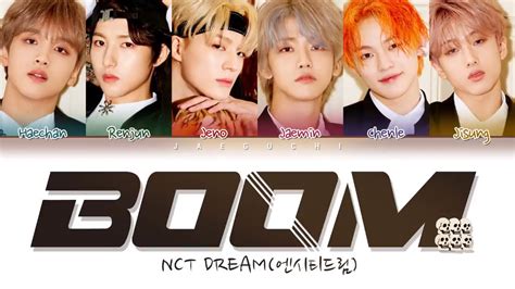 NCT DREAM 엔시티 드림 'BOOM' [Color Coded Lyrics] YouTube