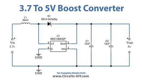 Boost Converter Circuit Diagram With Explanation