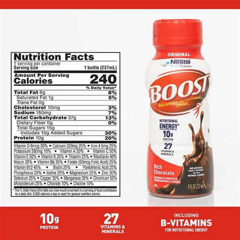 Boost Drinks Nutrition