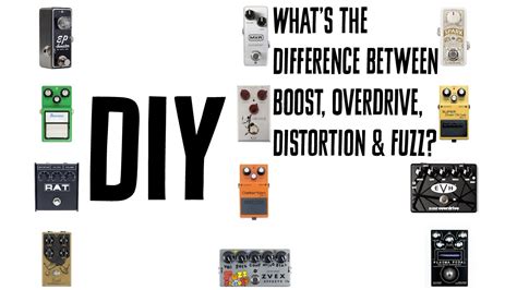 Boost Vs Distortion Vs Overdrive