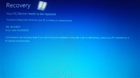 boot configuration data missing windows 10 reddit