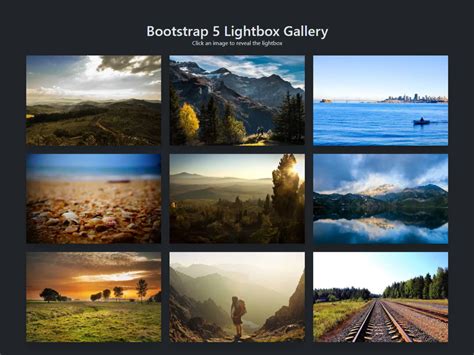 Bootstrap 3 Lightbox Gallery Codepen