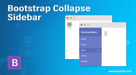 Bootstrap 4 Collapse Sidebar Example