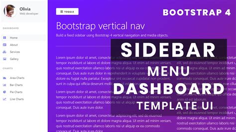 Bootstrap 4 Sidebar Submenu Example