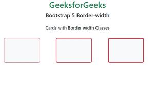 bootstrap 5 border width