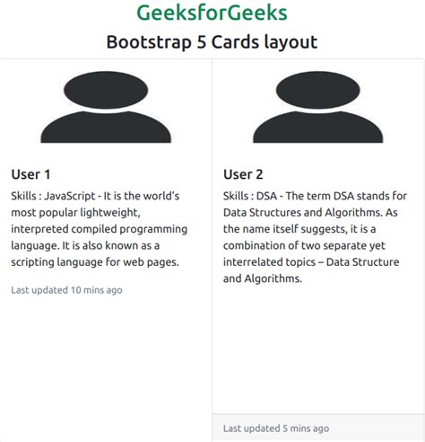 bootstrap 5 cards in a row