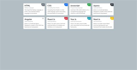 bootstrap 5 grid cards