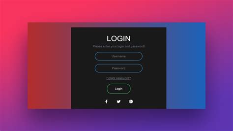 bootstrap 5 login form template