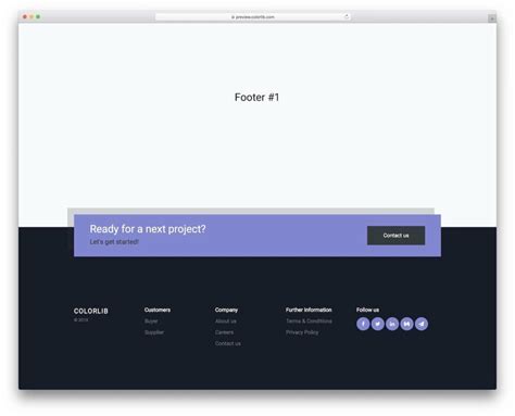 bootstrap 5.1.3 footer