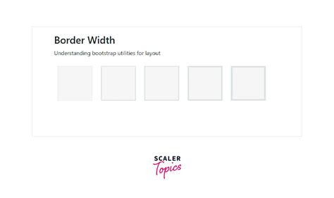 bootstrap border width