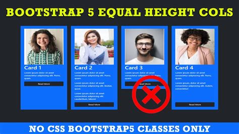 bootstrap card fixed width and height