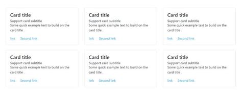 Bootstrap Card Grid Examples