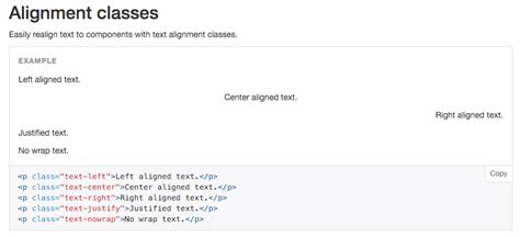 bootstrap class to align text in center