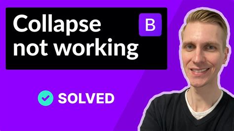 Bootstrap Collapse Button Not Working