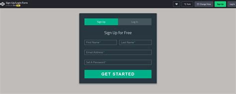 Bootstrap Form Design Codepen
