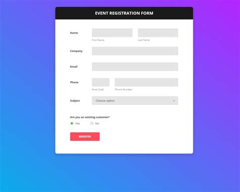 bootstrap form design templates free
