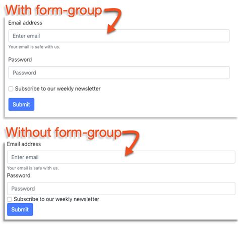 Bootstrap Form Group 5