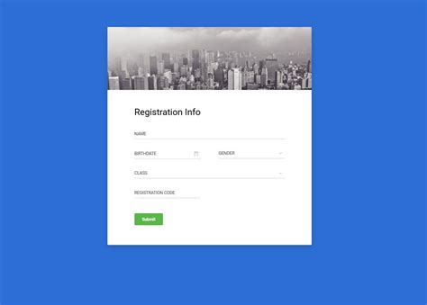 bootstrap form template free download