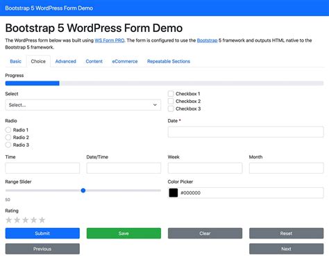 Bootstrap Forms On Wordpress