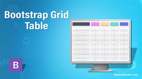 Bootstrap Grid Display Table
