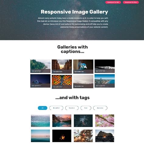 Bootstrap Grid Gallery Examples