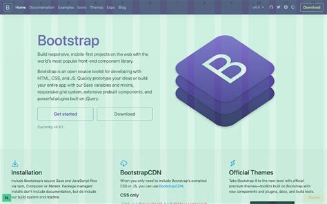 bootstrap grid overlay extension