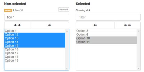 Bootstrap Listbox Scrollbar