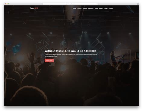 DJ Music Bootstrap template ID 300111860 from