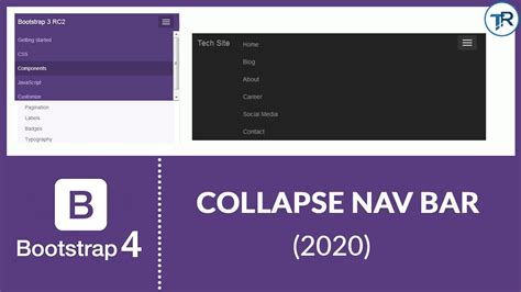 Bootstrap Navbar Left Side Collapse
