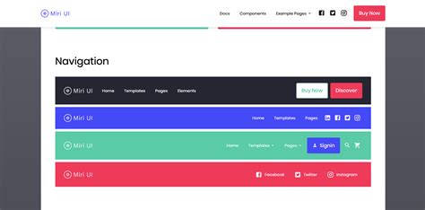 bootstrap navbar template with css