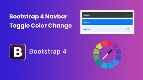 bootstrap navbar toggler color