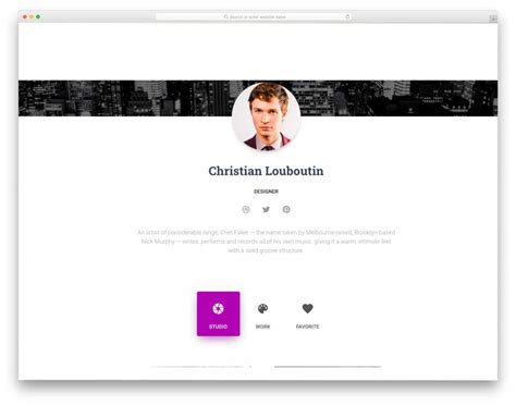 bootstrap profile page example