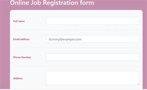 bootstrap registration form javatpoint