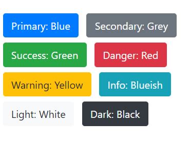 bootstrap secondary button color code