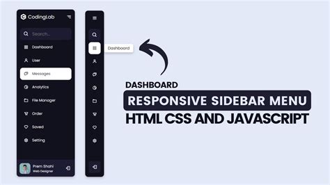 Bootstrap Sidebar And Top Navbar