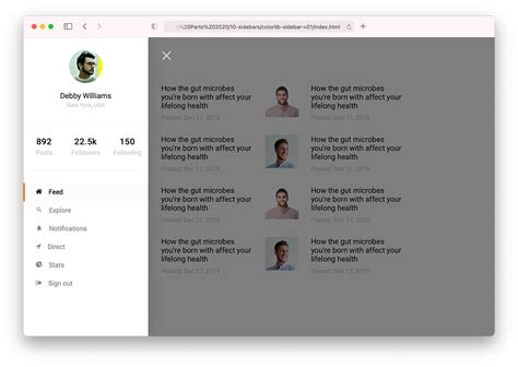 Bootstrap Sidebar Background Color