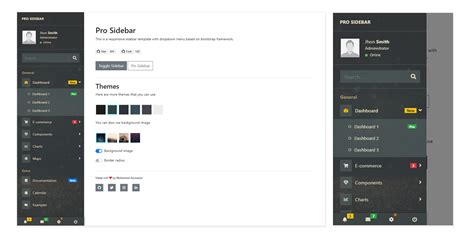 Bootstrap Sidebar Menu Github