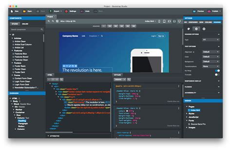 bootstrap studio 6.4.5