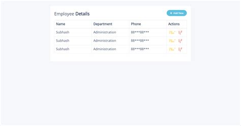 Bootstrap Table Add Edit Delete Row