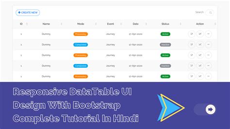 Bootstrap Table Javascript Data