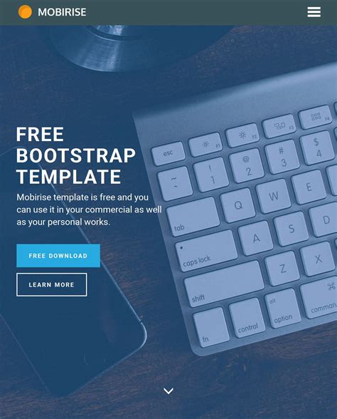 Bootstrap Template Journal